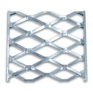 Galvanised Steel Expanded Metal Mesh Bahri Thickness 5.8 mm Width 2.44 M Length 3 M