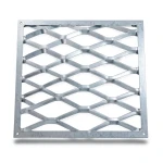 Galvanised Steel Expanded Metal Mesh Bahri 3 mm Thickness 2.44m Width 4m Length
