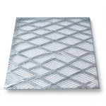 Galvanised Steel Expanded Metal Mesh Bahri Thickness 5.8 mm Width 2.44 m Length 2 m