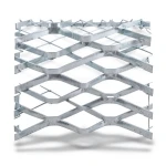 Galvanised Steel Expanded Metal Mesh Bahri Thickness 6 mm Width 2.44 meter Length 3 meter