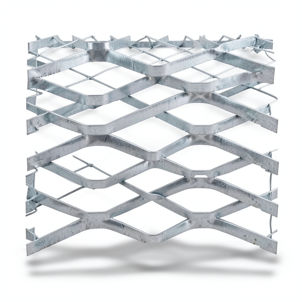Galvanised Steel Expanded Metal Mesh Bahri Thickness 6 mm Width 2.44 meter Length 3 meter