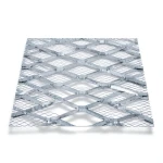 Galvanised Steel Expanded Metal Mesh Bahri 6 mm Thickness 2.44 m Width 2 m Length