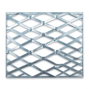Galvanised Steel Expanded Metal Mesh Bahri 3 mm Thickness 2.44m Width 4m Length