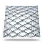 Galvanised Steel Expanded Metal Mesh Bahri Thickness 5.8 mm Width 2.44 m Length 4 m
