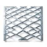 Galvanised Steel Expanded Metal Mesh Bahri Thickness 3.8 mm Width 2.44 m Length 4 m