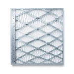 Galvanised Steel Expanded Metal Mesh Bahri 3 mm Thickness 2.44 m Width 3 m Length