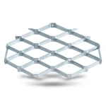 Galvanised Steel Expanded Metal Mesh Bahri Thickness 4.8 mm Width 2.44 m Length 4 m