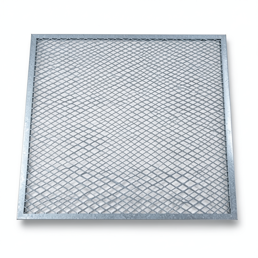 Galvanised Steel Expanded Metal Mesh Bahri 3 mm Thickness 2.44 m Width 5 m Length