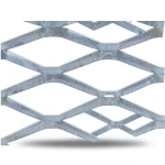Galvanised Steel Expanded Metal Mesh Bahri Thickness 4.8 mm Width 2.44 m Length 3 m