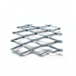 Galvanised Steel Expanded Metal Mesh Bahri Thickness 2.8 mm Width 2.44 m Length 5 m