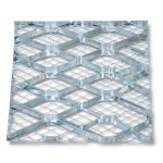 Galvanised Steel Expanded Metal Mesh Bahri Thickness 4.8 mm Width 2.44 m Length 5 m