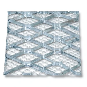 Galvanised Steel Expanded Metal Mesh Bahri Thickness 4.8 mm Width 2.44 m Length 5 m