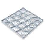 Galvanised Steel Expanded Metal Mesh Bahri Thickness 6 mm Width 2.44 meter Length 3 meter