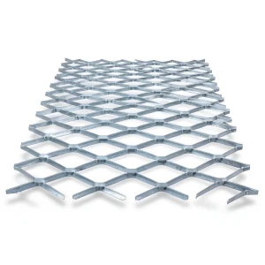 Galvanised Steel Expanded Metal Mesh Bahri Thickness 5.8 mm Width 2.44 m Length 5 m