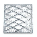 Galvanised Steel Expanded Metal Mesh Bahri Thickness 4.8 mm Width 2.44 m Length 5 m