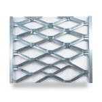 Galvanised Steel Expanded Metal Mesh Bahri 3 mm Thickness 2.44m Width 4m Length