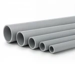 انابيب بلاستيك UPVC الجودة ضغط 10 بار  قطر خارجي 90 مم سمك 4.3 مم لون رمادي