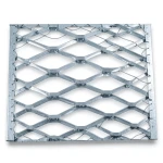 Galvanised Steel Expanded Metal Mesh Bahri Thickness 4.8 mm Width 2.44 m Length 4 m