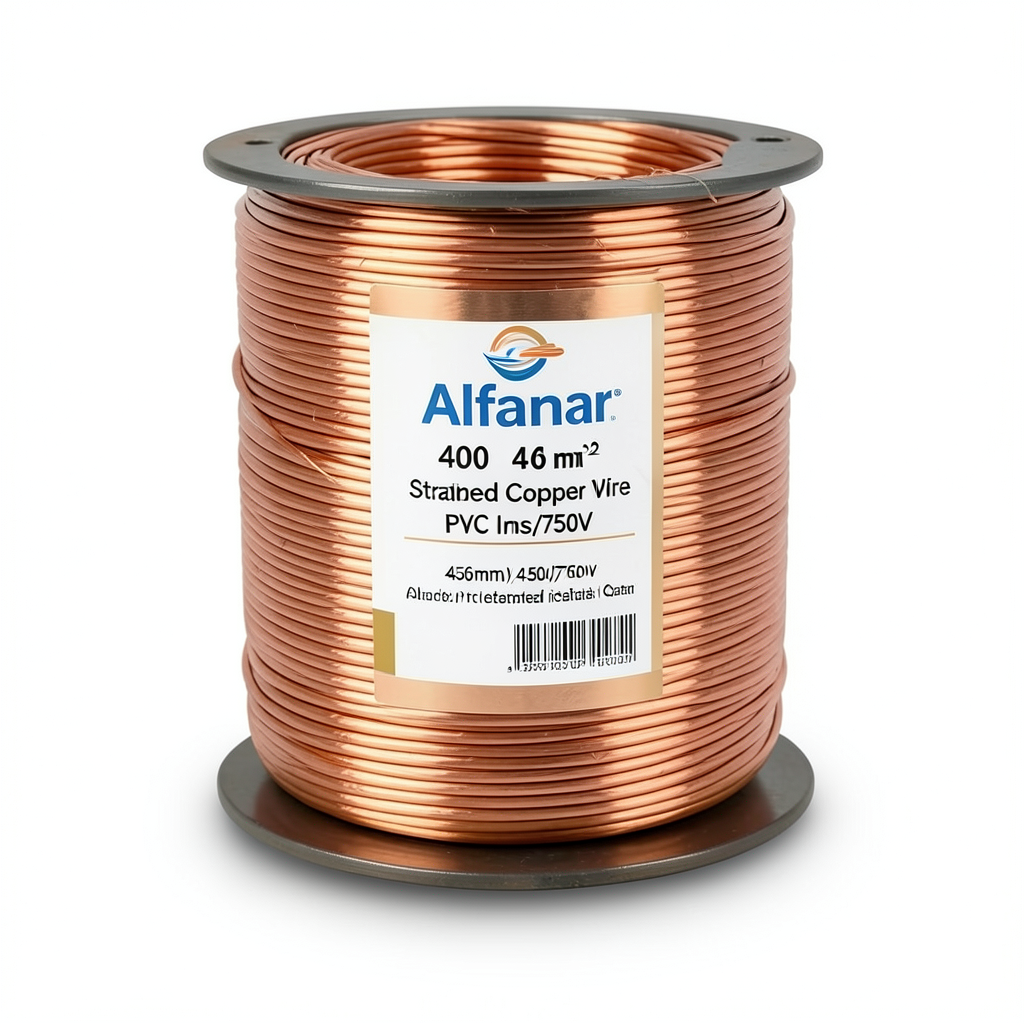 Alfanar 400 mm² Stranded Copper Wire PVC Insulated 2.6mm 450/750V | Al Fanar
