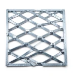 Galvanised Steel Expanded Metal Mesh Bahri Thickness 6 mm Width 2.44 m Length 4 m