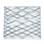 Galvanised Steel Expanded Metal Mesh Bahri Thickness 2.8 mm Width 2.44 m Length 5 m