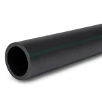 HDPE Plastic Pipe Pressure 16 Bar PE 80 Size 280 mm SDR 9 Black