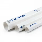 UPVC Pipes ALWatania Brand Nominal Pressure 17.2  Bar Size 1 ½ inch Thickness 2.84 mm White 
