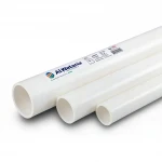 UPVC Pipes ALWatania Factory Nominal Pressure 13.8 Bar Size 8 inch Thickness 10.41 mm White 