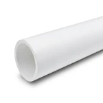 انابيب الضغط UPVC ضغط اسمي 13.8 بار مقاس 8 إنش سمك 10.41 مم لون أبيض
