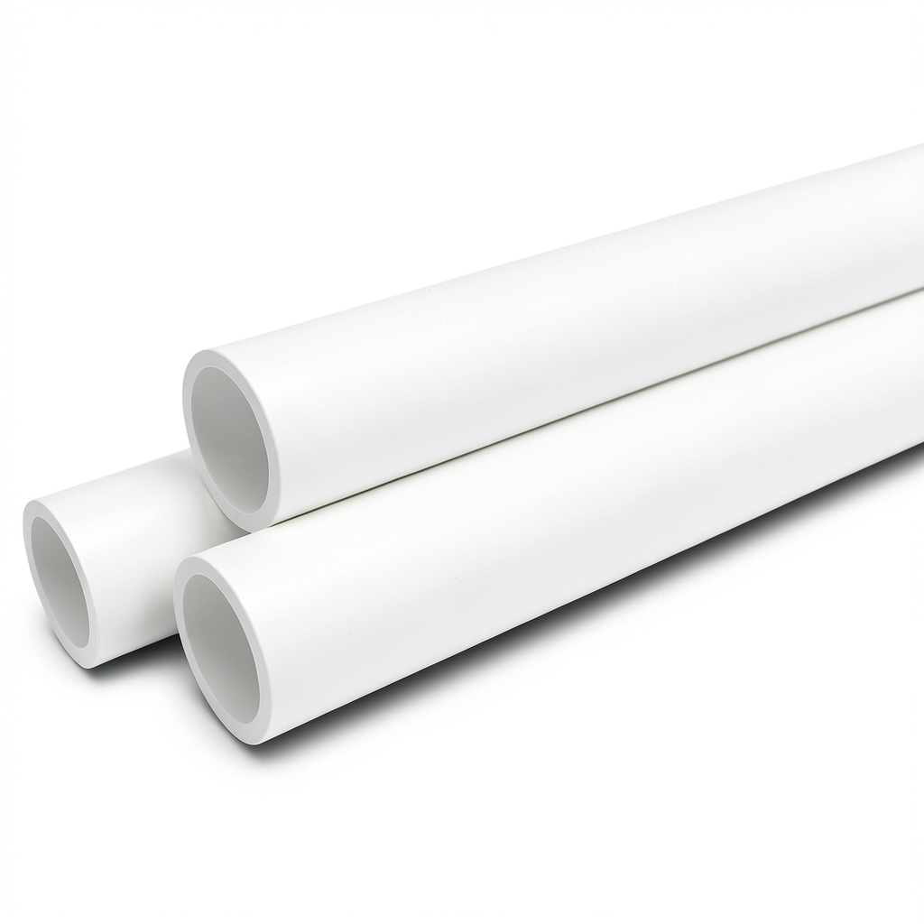 Pressure UPVC Pipes 1½ inch Thickness 2.84 mm White Color, 17.2 Bar