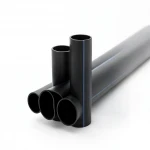 مواسير HDPE الجودة   SDR 11  قطر خارجي 140 مم سمك 12.7 مم لون اسود