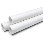 أنابيب ضغط UPVC مقاس 8 إنش سمك 12.90 مم لون أبيض ضغط 17.2 بار
