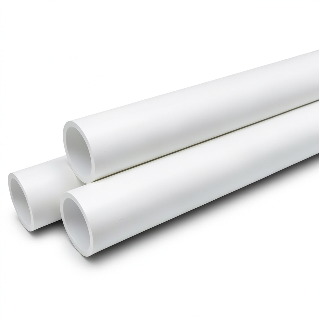 Pressure UPVC Pipes 8 inch Thickness 12.90 mm White, 17.2 Bar