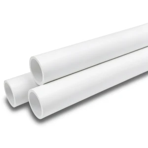 أنابيب ضغط UPVC مقاس ½ إنش سمك 1.57 مم أبيض، ضغط 21.7 بار