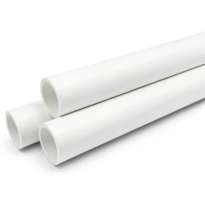 أنابيب ضغط UPVC مقاس ¼1 إنش سمك 3.12 مم لون أبيض ضغط 21.7 بار