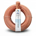 Alfanar 4 mm Electric Wire 450/750volts, Stranded Copper Conductor, Heat Resistant PVC Insulation, 300ft Length