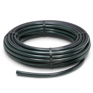 لفة أنابيب HDPE ضغط 4 بار PE 63 قطر خارجي 40 مم SDR 26 لون أسود