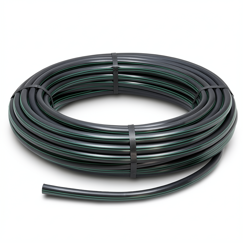 HDPE Coil Pipe Pressure 4 Bar PE 63 Size OD 40 mm SDR 26 Black