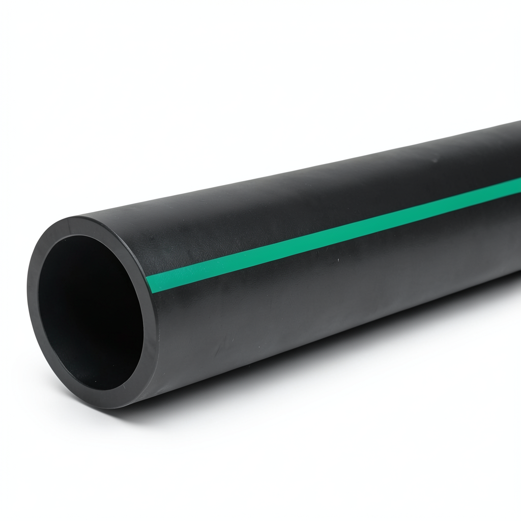 مواسير بلاستيك HDPE ضغط 16 بار PE 80 قطر خارجي 280 مم SDR 9 لون اسود