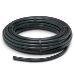 لفة أنابيب بلاستيك HDPE ضغط 4 بار PE 63، قطر خارجي 63 مم SDR 26، لون أسود