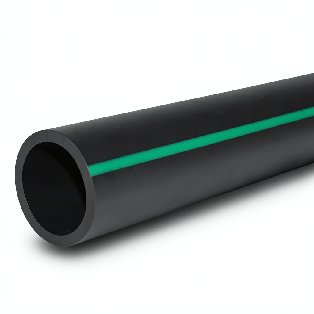 HDPE Polyethylene Plastic Pipe 16 Bar Pressure PE 80 400 mm SDR 9 Black