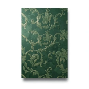 Italian Classic Wallpaper 10m x 1.06m Green, Model 56919