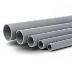 انابيب UPVC الجودة ضغط 16 بار  قطر خارجي 40 مم سمك 3 مم لون رمادي