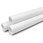 انابيب الضغط UPVC مقاس 1 إنش سمك 1.96 مم لون أبيض ضغط 17.2 بار