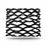 Hot Rolled (Black) Steel Expanded Metal Mesh  [Mazyoon] Thickness 2.3 mm Width 1.22 meter Length 2 meter | Bait Al Tatawor Company