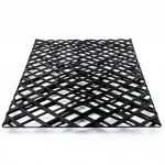 Hot Rolled (Black) Steel Expanded Metal Mesh  [Mazyoon] Thickness 2.7 mm Width 1.22 meter Length 7 meter | Bait Al Tatawor Company