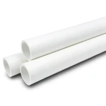 أنابيب ضغط UPVC مقاس ¼1 إنش سمك 2.49 مم لون أبيض ضغط 17.2 بار