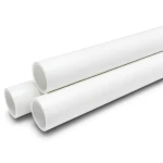 أنابيب ضغط UPVC مقاس ½1 إنش سمك 2.84 مم لون أبيض ضغط 17.2 بار