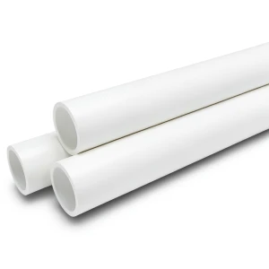أنابيب ضغط UPVC مقاس ½1 إنش سمك 2.84 مم لون أبيض ضغط 17.2 بار