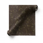 Wall decoration patterned design, size 10 m x 1.06 m, dark brown color, model 81941